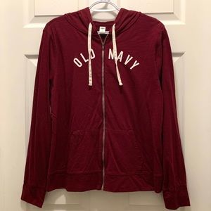 Old Navy Long Sleeve Zip Up Shirt